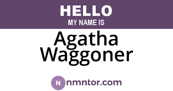 Agatha Waggoner