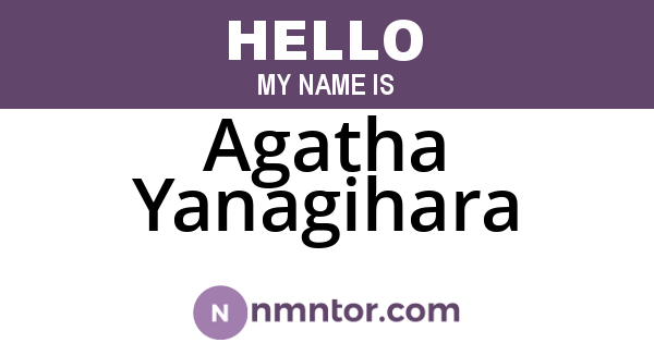 Agatha Yanagihara
