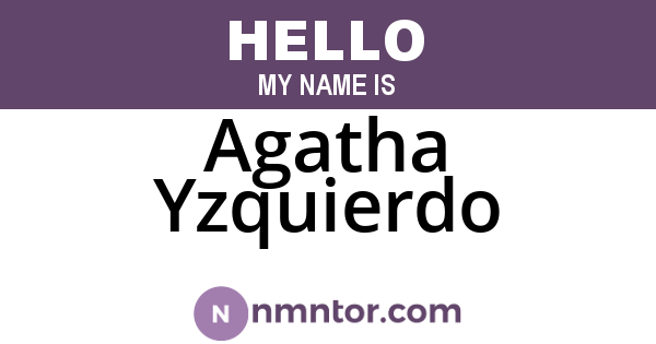 Agatha Yzquierdo
