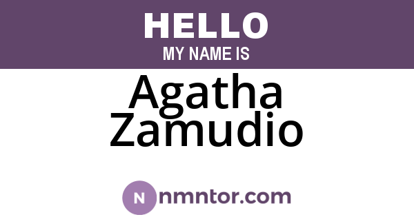 Agatha Zamudio