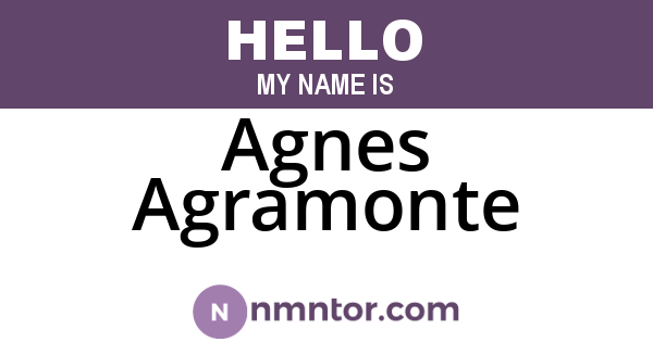 Agnes Agramonte