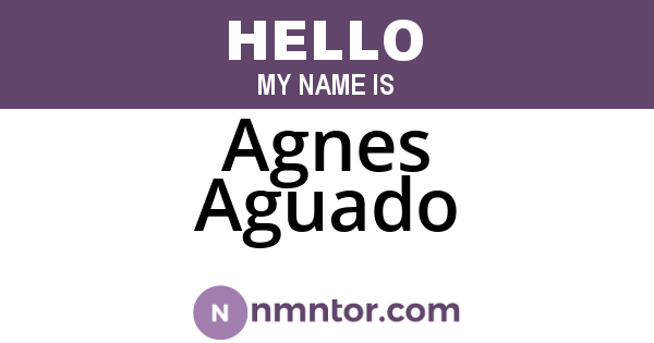 Agnes Aguado