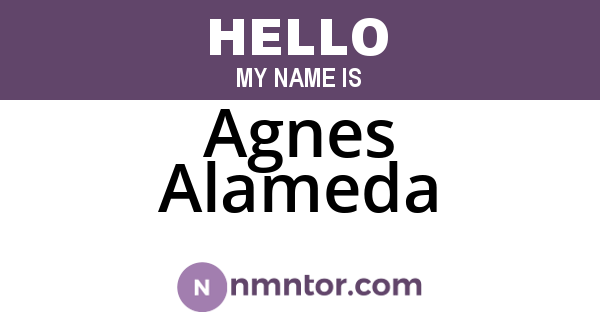 Agnes Alameda