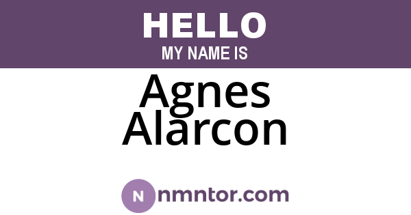Agnes Alarcon