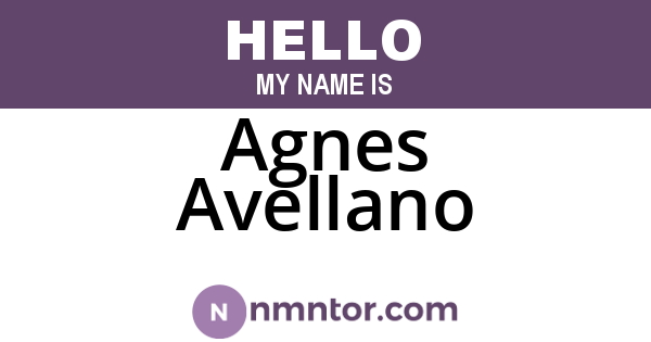 Agnes Avellano