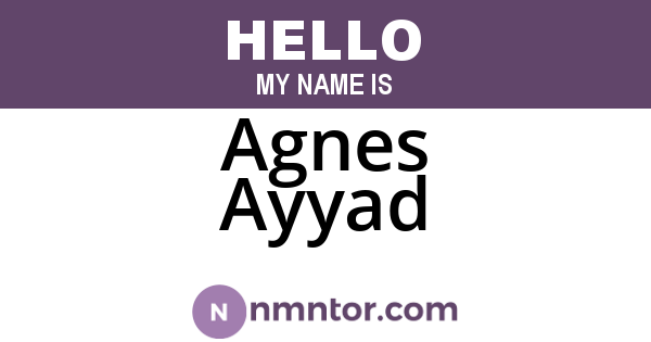 Agnes Ayyad