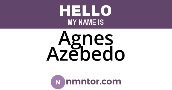 Agnes Azebedo