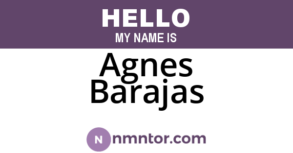 Agnes Barajas