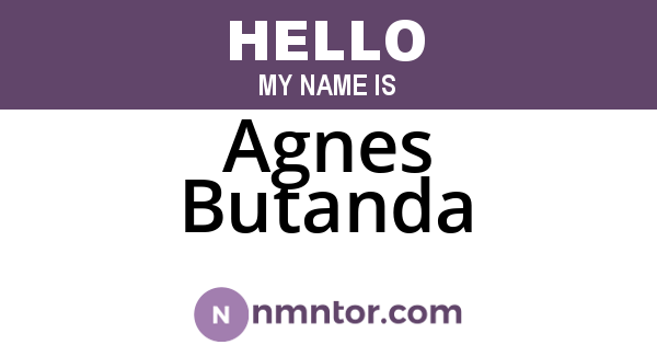Agnes Butanda