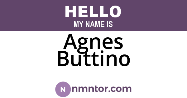Agnes Buttino