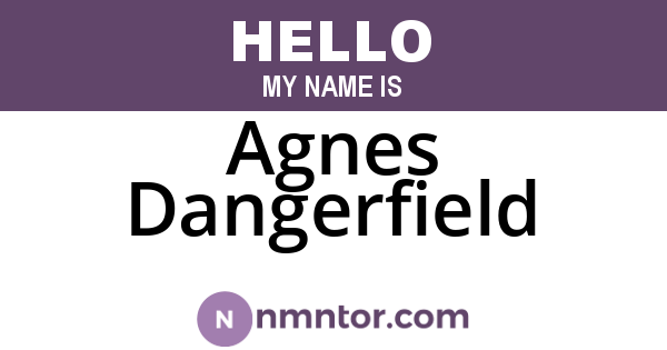 Agnes Dangerfield