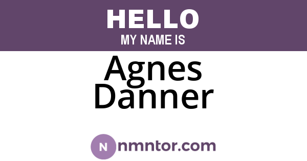 Agnes Danner