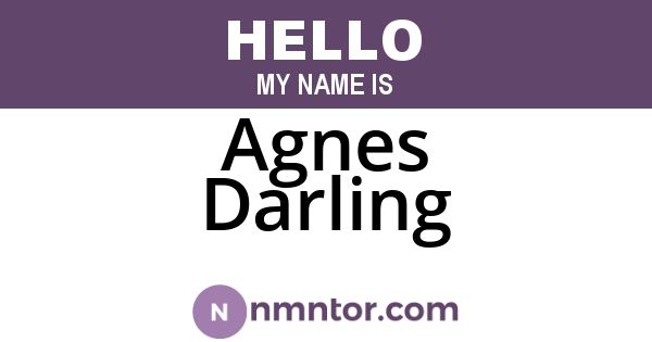 Agnes Darling