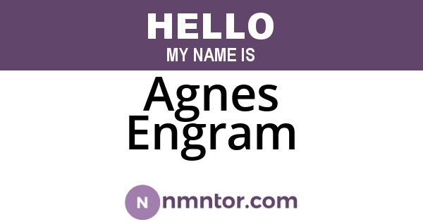 Agnes Engram