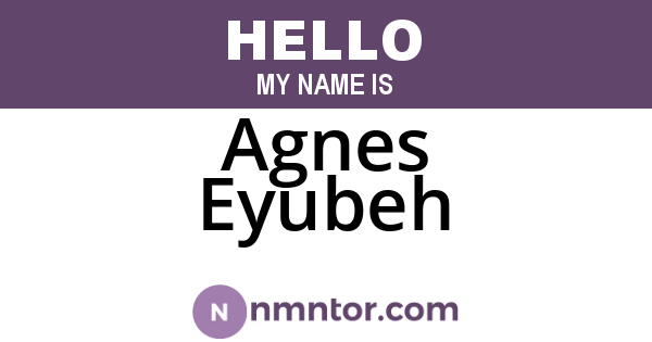 Agnes Eyubeh