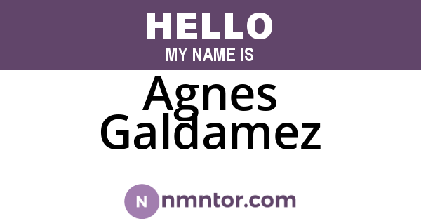 Agnes Galdamez
