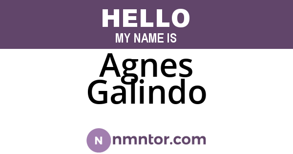 Agnes Galindo