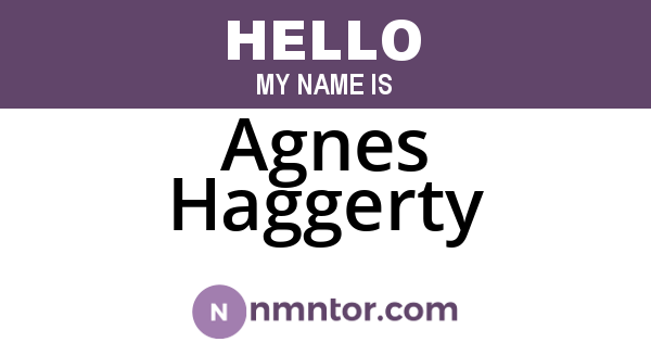 Agnes Haggerty