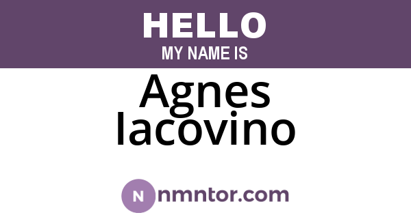 Agnes Iacovino
