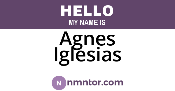 Agnes Iglesias