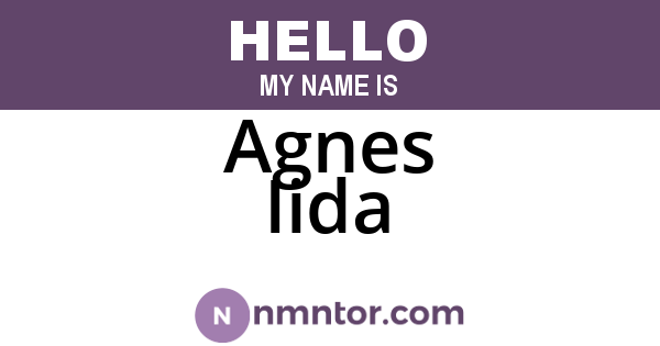 Agnes Iida