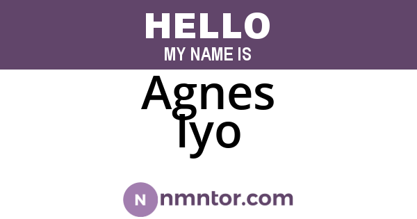 Agnes Iyo