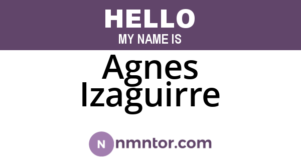 Agnes Izaguirre