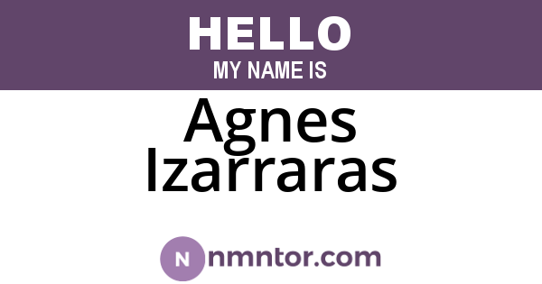 Agnes Izarraras