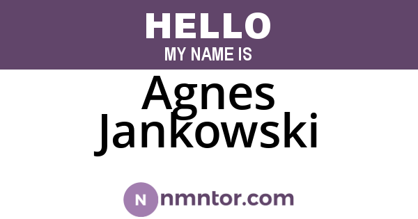 Agnes Jankowski