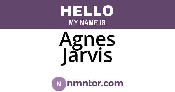 Agnes Jarvis