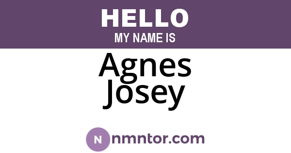 Agnes Josey