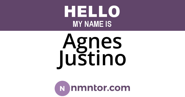 Agnes Justino