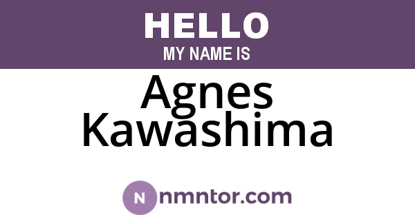Agnes Kawashima