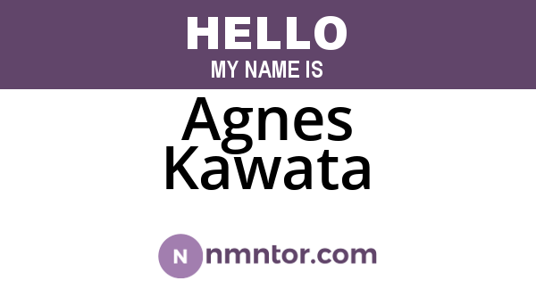 Agnes Kawata