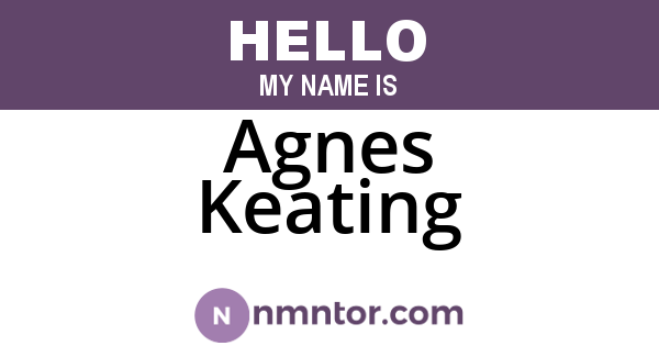 Agnes Keating