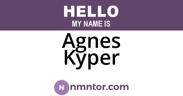 Agnes Kyper