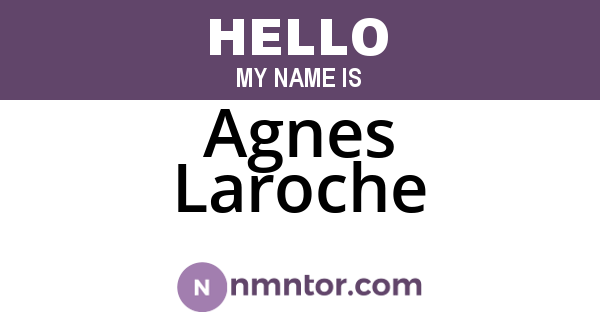Agnes Laroche