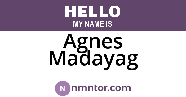 Agnes Madayag