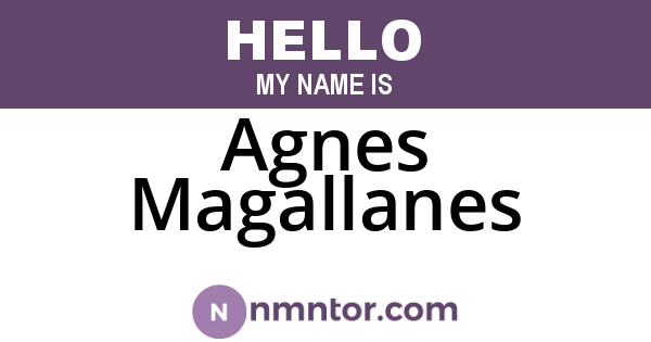 Agnes Magallanes