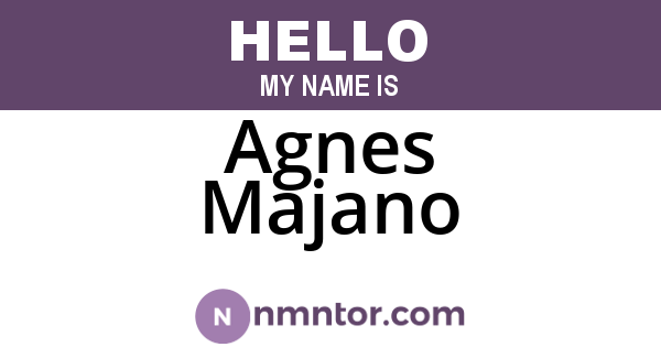 Agnes Majano
