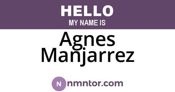 Agnes Manjarrez
