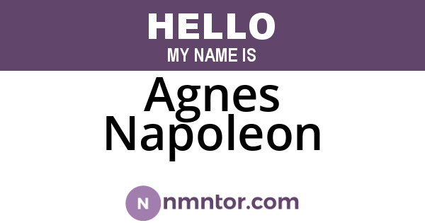 Agnes Napoleon