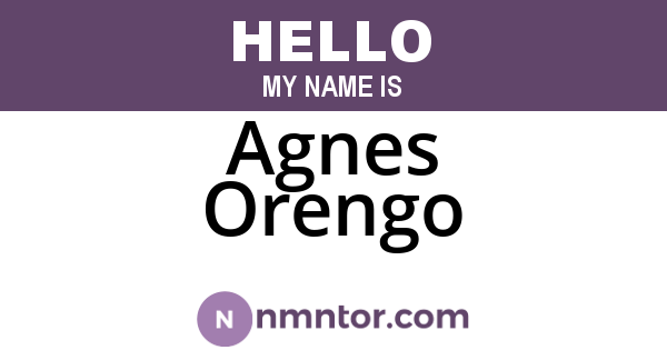 Agnes Orengo