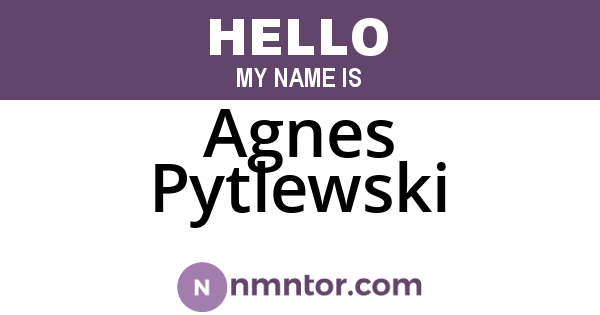Agnes Pytlewski