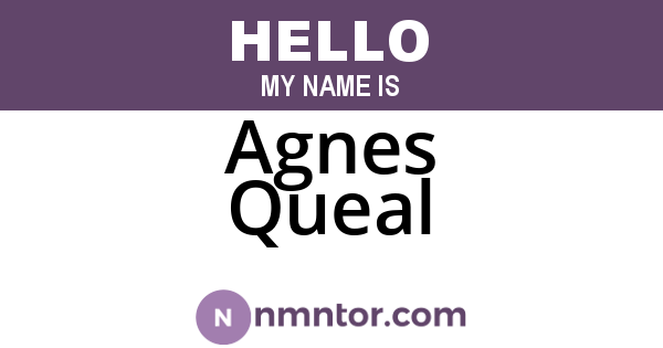 Agnes Queal