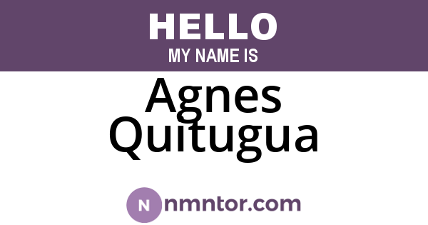 Agnes Quitugua
