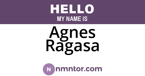 Agnes Ragasa