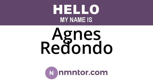 Agnes Redondo