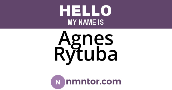 Agnes Rytuba