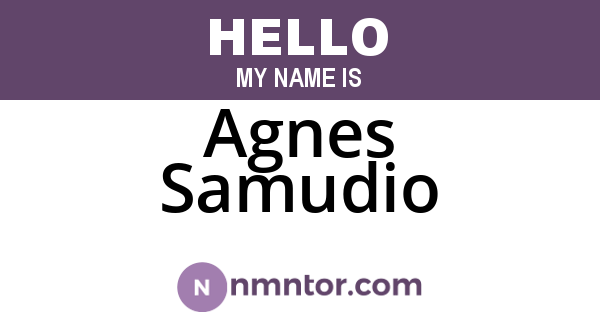 Agnes Samudio